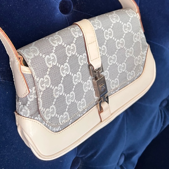 Gucci GG Canvas Mini Jackie O Hobo Authentic - Picture 6 of 17